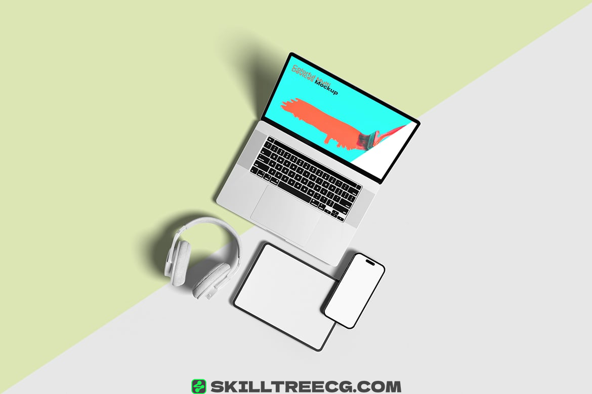 图片[2]-Multi Devices Mockup with Clean Background（324577）-技能树